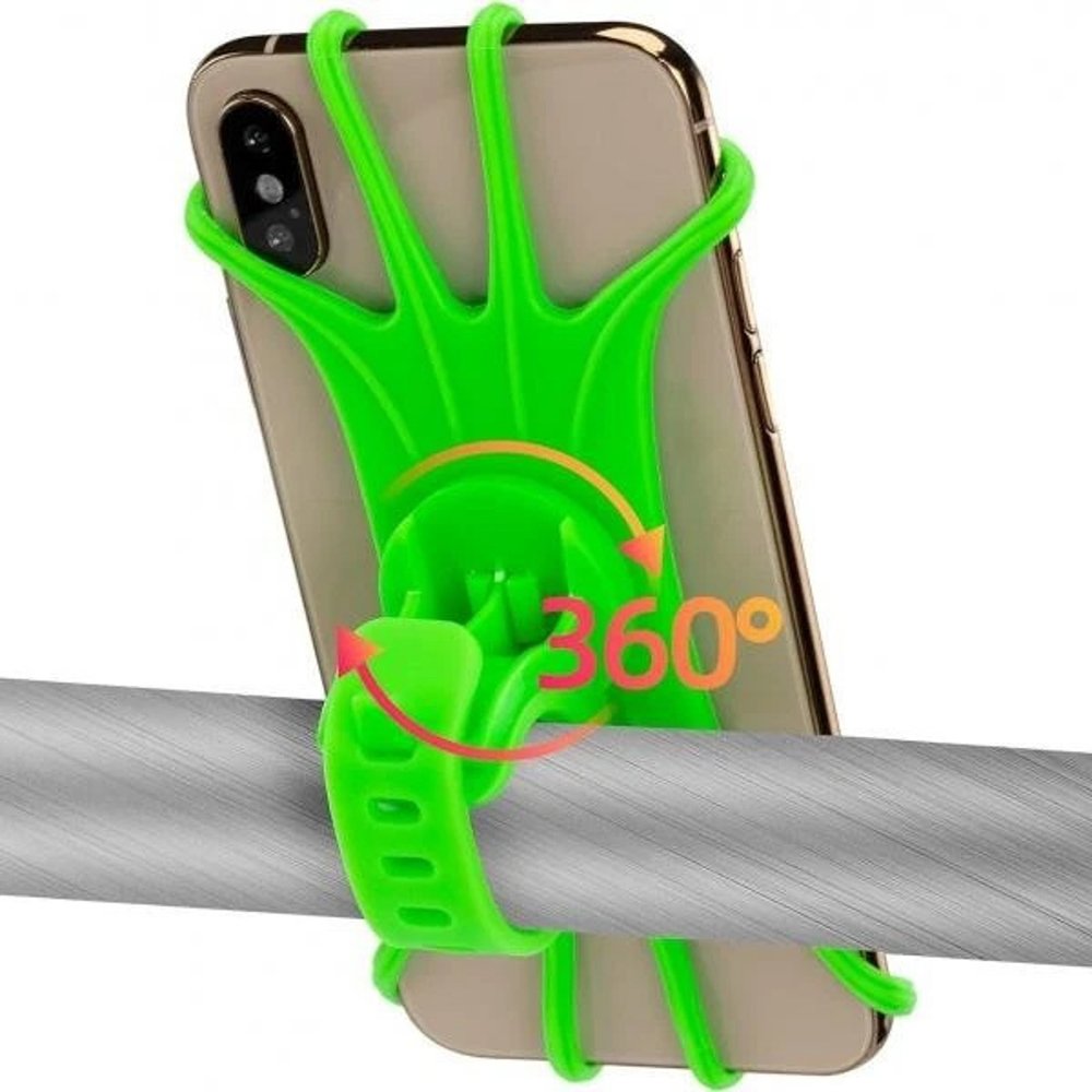 Rockbros LF436 telefono laikiklis tvirtinamas prie vairo – žalias - Image 3