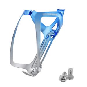 Rockbros RKL02 Aluminum Bottle Cage - Blue and Silver