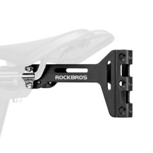 Rockbros 31210003001 Bottle Cage Adapter for Aluminum Saddle - Black