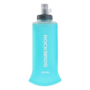 Rockbros 35210027001 soft flask running water bottle 500 ml - light blue