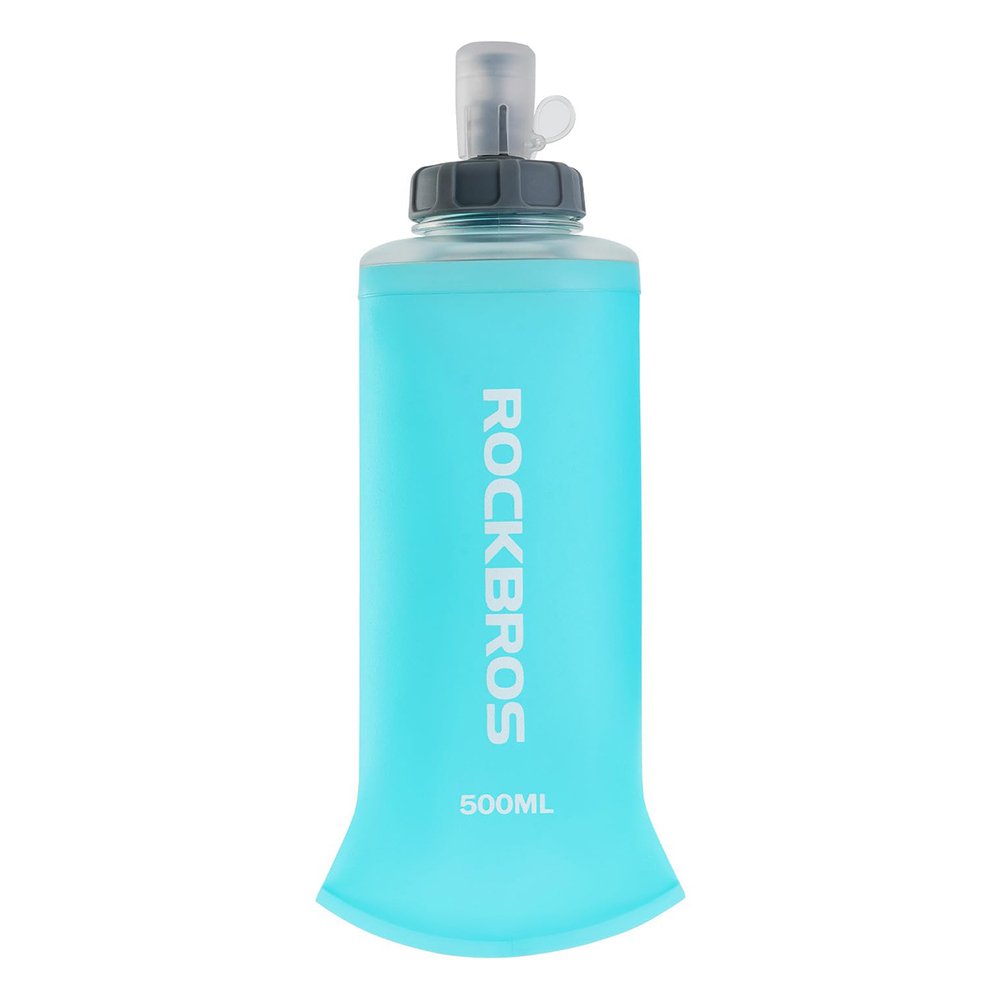 Rockbros 35210027001 soft flask running water bottle 500 ml - light blue