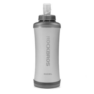 Rockbros 350017001 soft flask running water bottle 500 ml - white