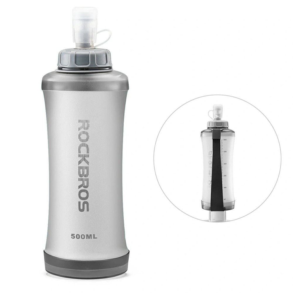 Rockbros 350017001 minkšta bėgimo gertuvė 500 ml – balta - Image 2