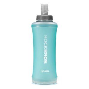 Rockbros 350017002 soft flask running water bottle 500 ml - light blue