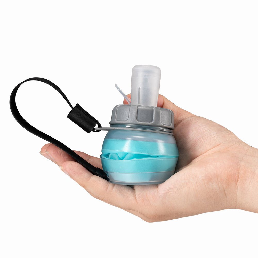 Rockbros 350017002 minkšta bėgimo gertuvė 500 ml – šviesiai mėlyna - Image 4