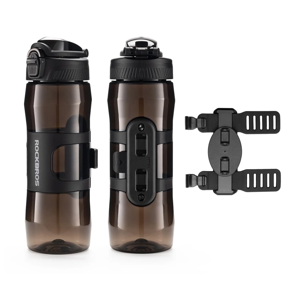 Rockbros S550H-1 700 ml termo gertuvė su magnetiniu laikikliu ir tvirtinimo dirželiu – juoda - Image 2