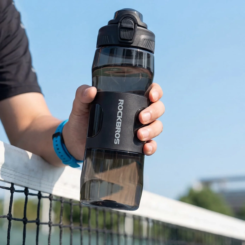 Rockbros S550H-1 700 ml termo gertuvė su magnetiniu laikikliu ir tvirtinimo dirželiu – juoda - Image 7