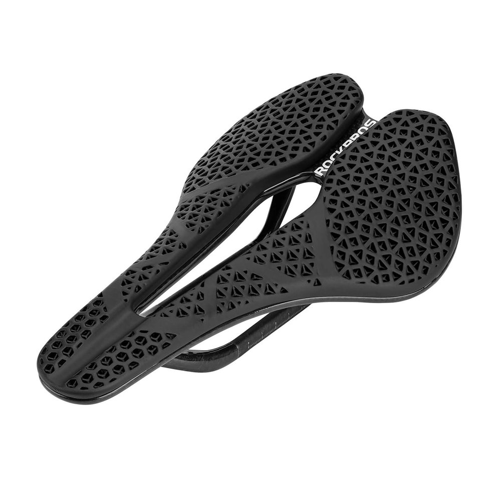 Rockbros LF0214 Anatomical 3D Waterproof Bicycle Saddle - Black
