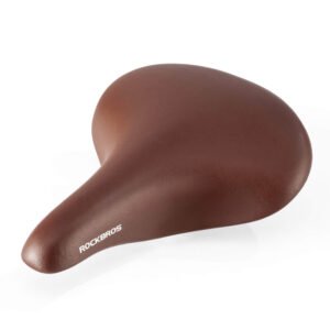 Rockbros 6800S retro comfort bicycle saddle - brown