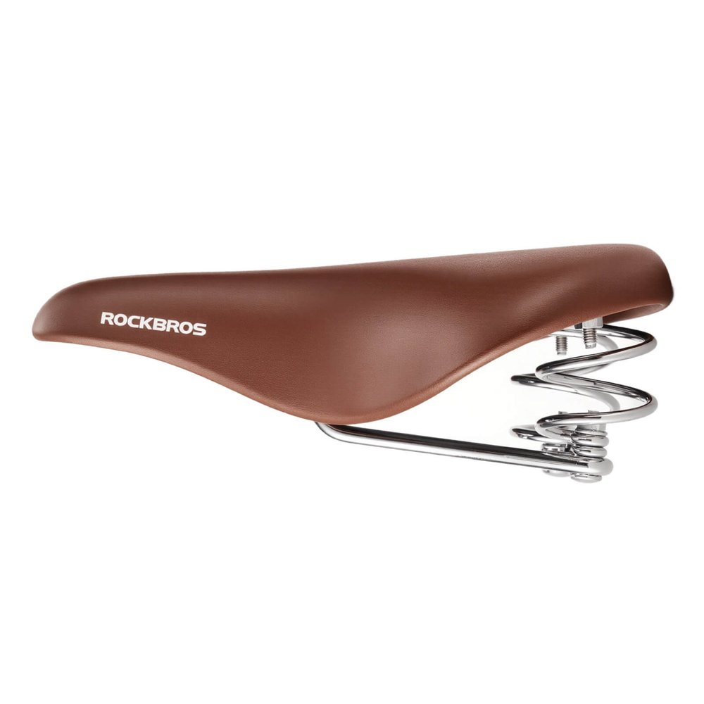 Rockbros 6800S retro stiliaus patogus dviračio balnelis – rudas - Image 2
