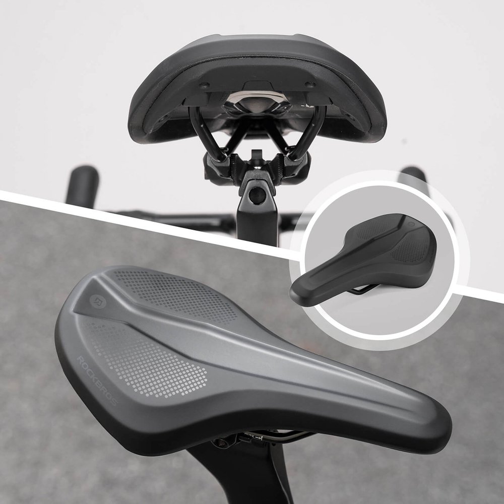 Rockbros B824 sportinis ergonominis dviračio balnelis – juodas - Image 3