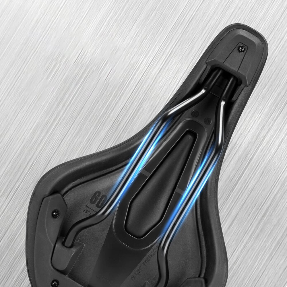 Rockbros B824 sportinis ergonominis dviračio balnelis – juodas - Image 6
