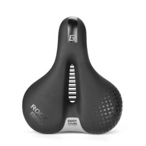 Rockbros 6876 comfortable ergonomic bicycle saddle - black