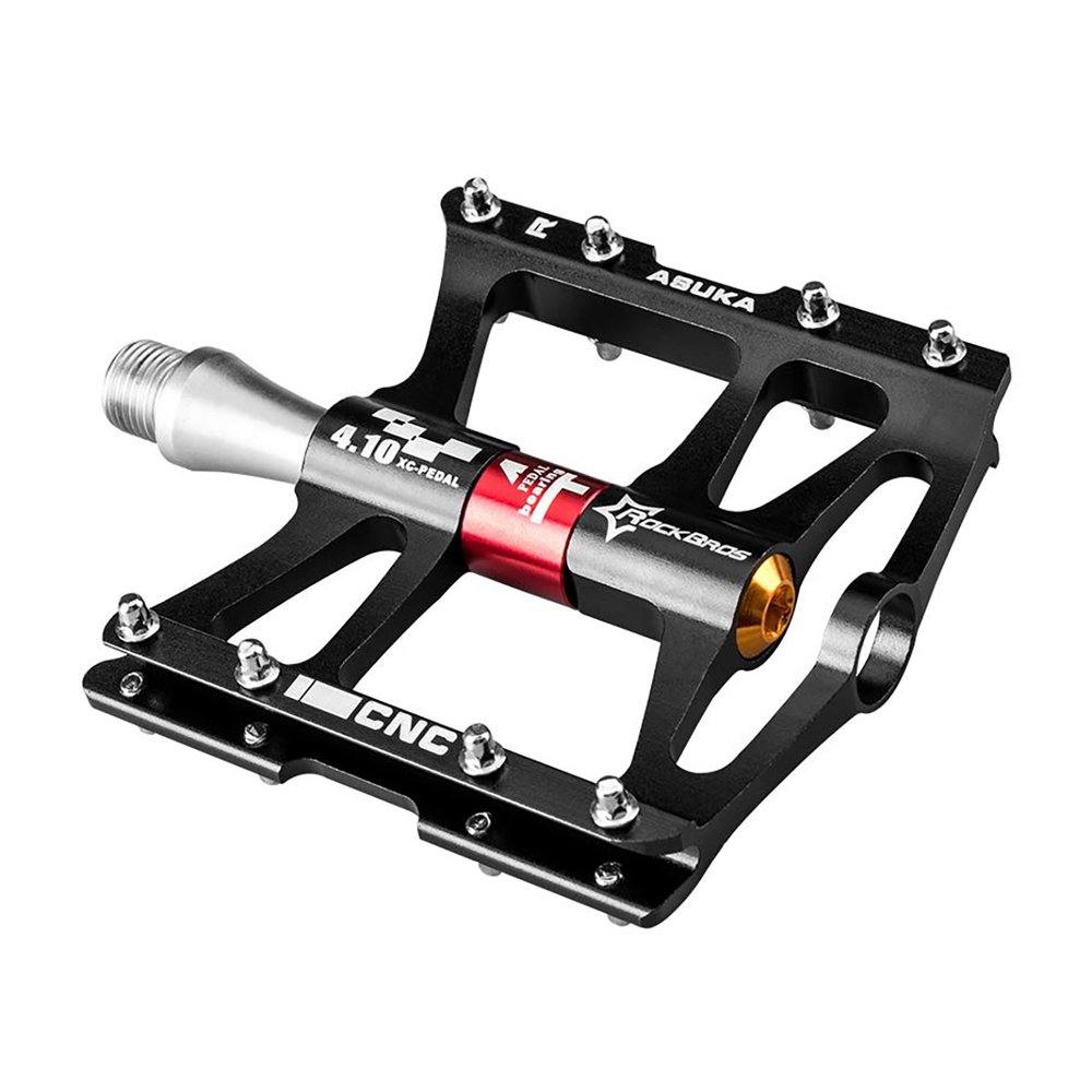 Rockbros JT410 4.10 dviračio pedalai su 4 guoliais – juodi - Image 2