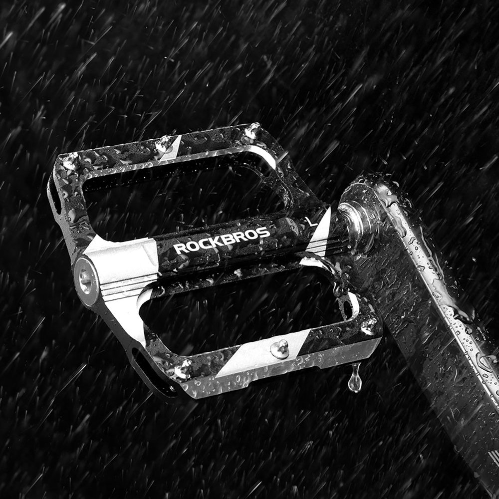 Rockbros K306-BK MTB aliumininiai dviračio pedalai – juodi - Image 6