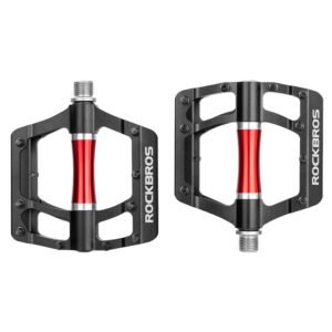 Rockbros 2020-12CBK Platform Aluminum Bicycle Pedals - Black