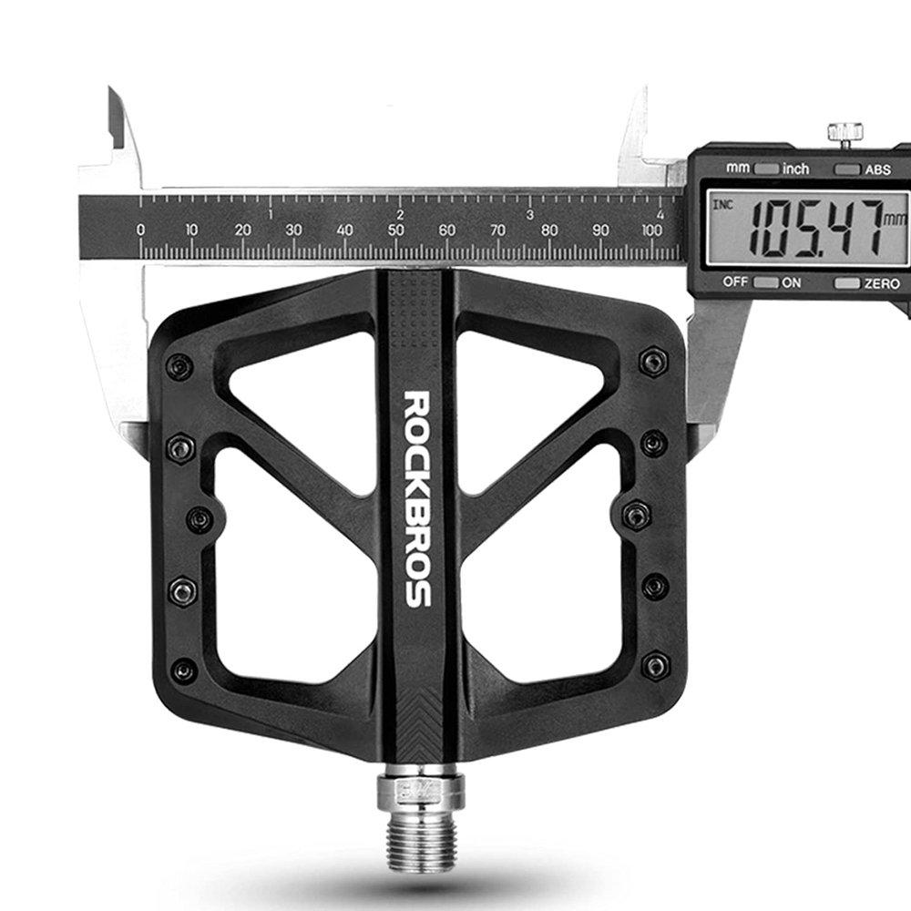 Rockbros M906 nailoniniai dviračio pedalai – juodi - Image 2