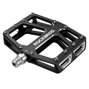 Rockbros K399-BK Wide Platform Bicycle Pedals - Black