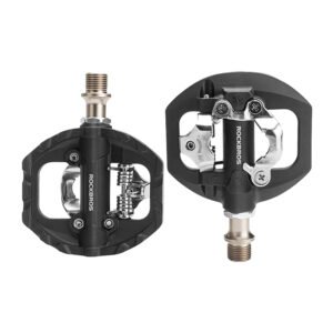 Rockbros M108 Nylon Half-Lock Double-Sided Bicycle Pedals - Black
