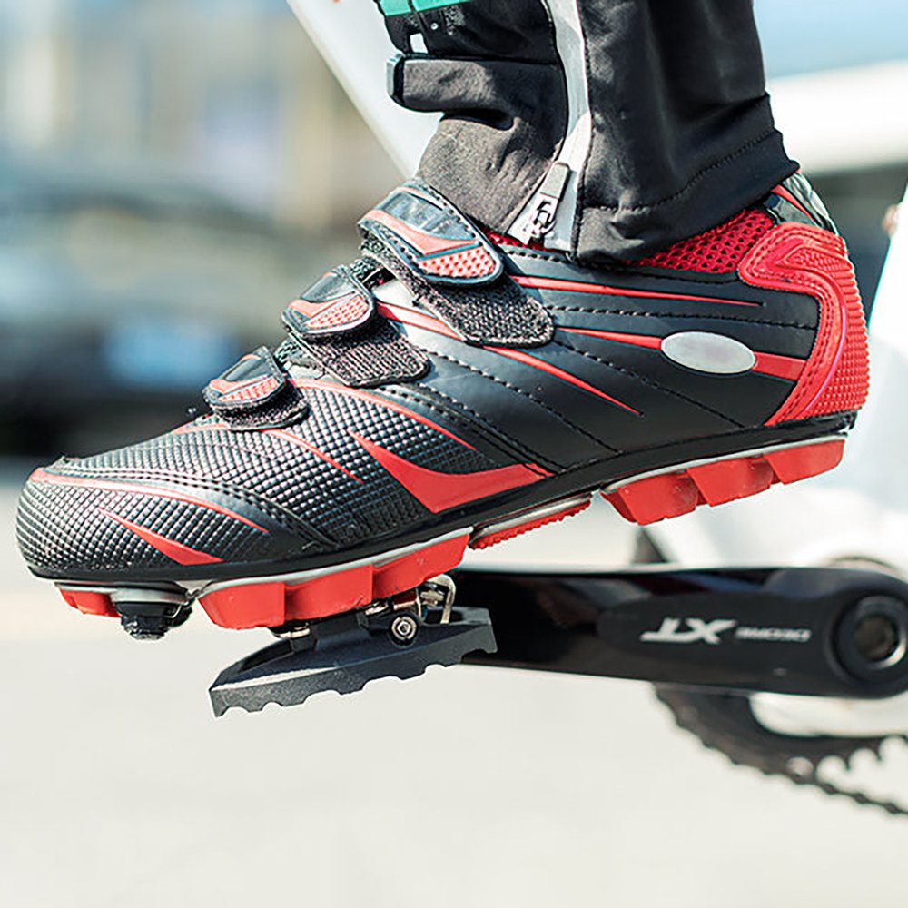 Rockbros M108 dvipusiai nailoniniai pusiau fiksuojami dviračio pedalai – juodi - Image 11