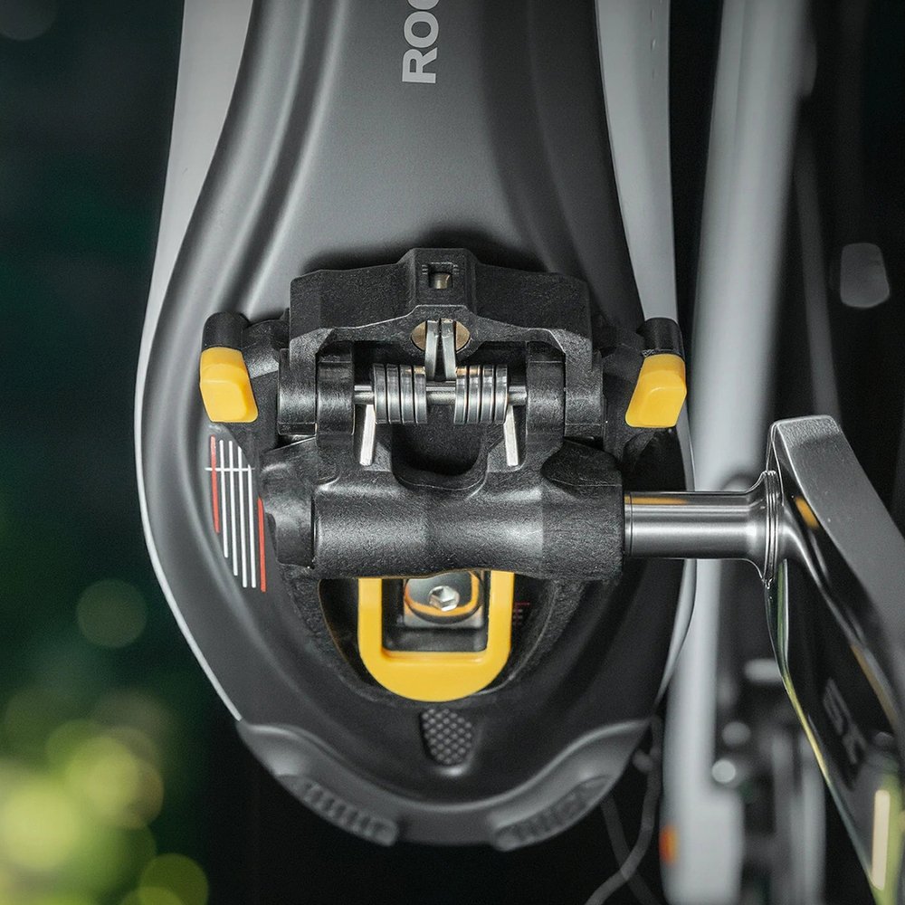 Rockbros RD9 SPD pedalų plokštelės iš anglies pluošto ir titano lydinio – juodos - Image 6