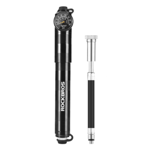 Rockbros HQ-67A-L03 BK Bicycle Pump with Pressure Gauge - Black