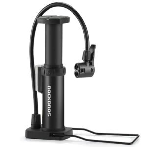 Rockbros 4522L Ultralight Foot Bicycle Pump - Black