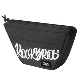 Rockbros G011 Flash Journey trapezoidal handlebar bike bag 0.7 l - black