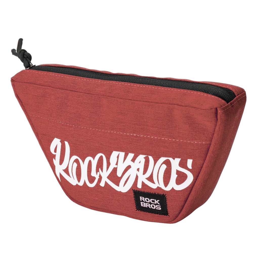 Rockbros G011 Flash Journey trapezoidal handlebar bike bag 0.7 l - red