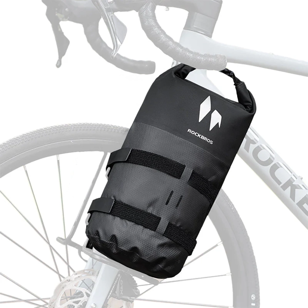 Rockbros AS-156 7l Fork Bag Waterproof Pannier - Black