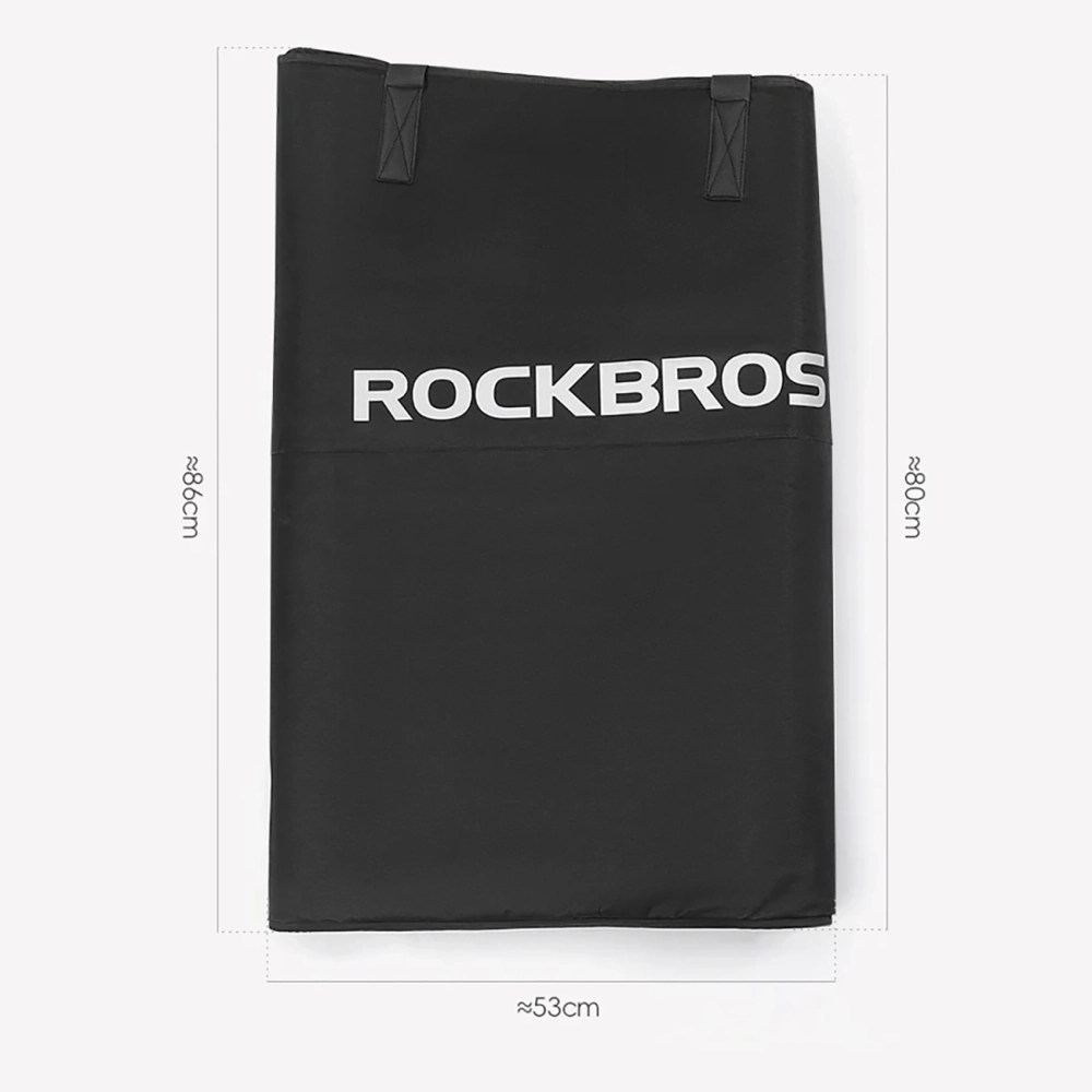 Rockbros D002 elastingas transportavimo uždangalas 26” plento ir kalnų dviračiams – juodas - Image 3