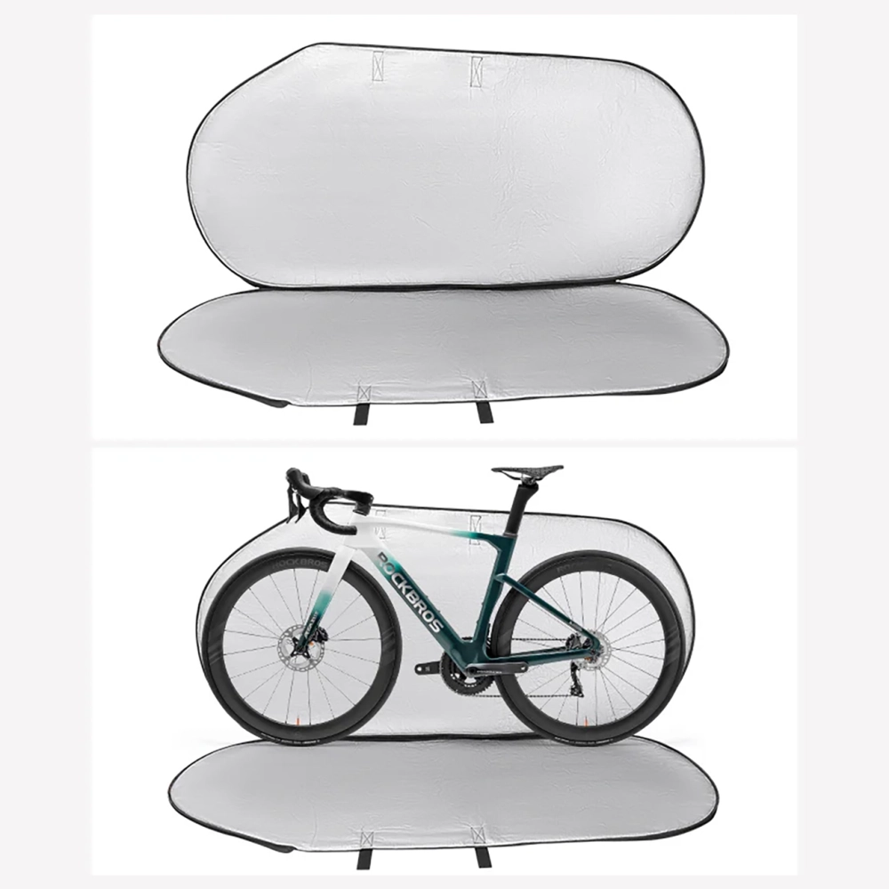 Rockbros D002 elastingas transportavimo uždangalas 26” plento ir kalnų dviračiams – juodas - Image 4