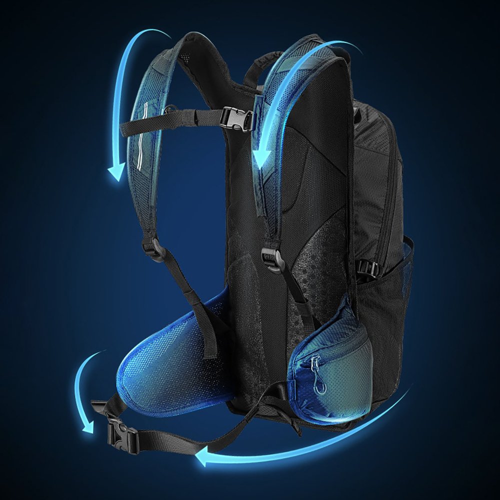 Rockbros H9 lengva vandeniui atspari miesto kuprinė 20 l – juoda - Image 2