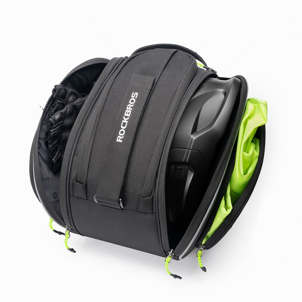 Rockbros A40-1 motociklo bako krepšys 12 l – juodas - Image 3
