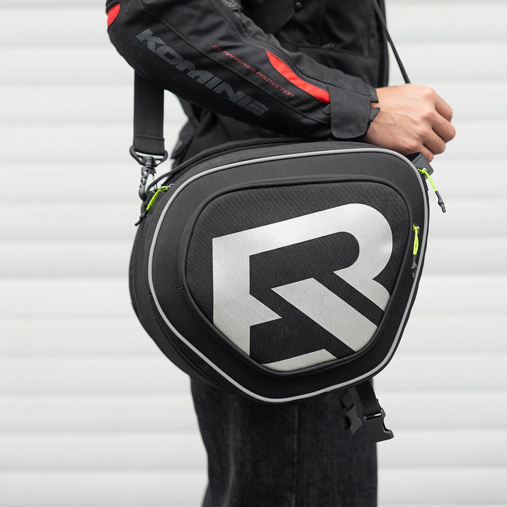 Rockbros A40-1 motociklo bako krepšys 12 l – juodas - Image 6