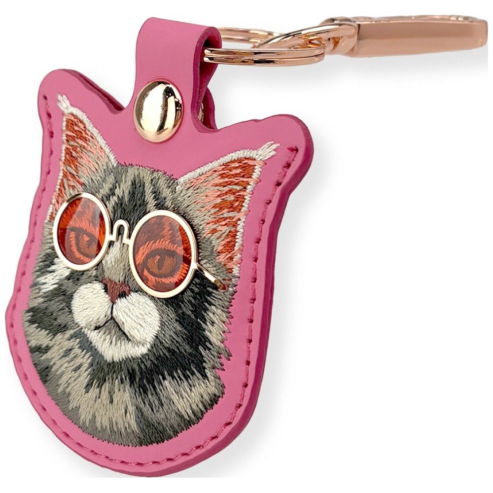 Nimmy Glasses Cool&Cute Cat dėklas sekikliui – rožinis - Image 3