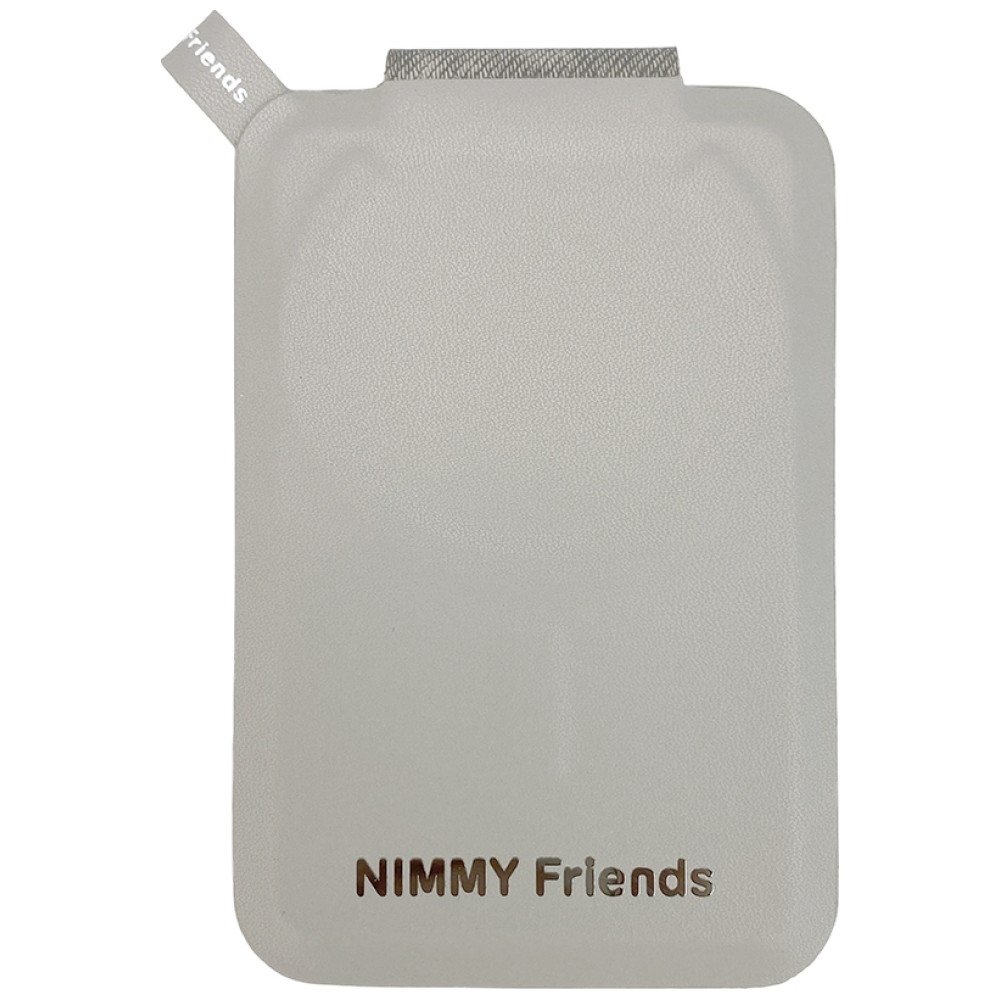 Nimmy New Big Eyed Pet 2.0 Cat magnetinė piniginė su telefono stovu – pilka - Image 5