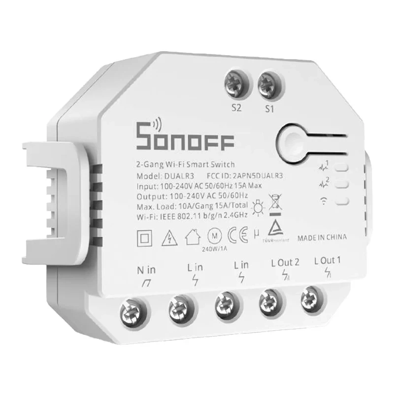 Sonoff Dual R3 Wi-Fi išmanusis jungiklis - Image 2