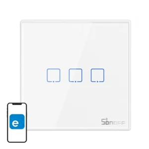 Smart Wireless Wall Switch Sonoff T2EU3C-RF 433MHz (3-channel)