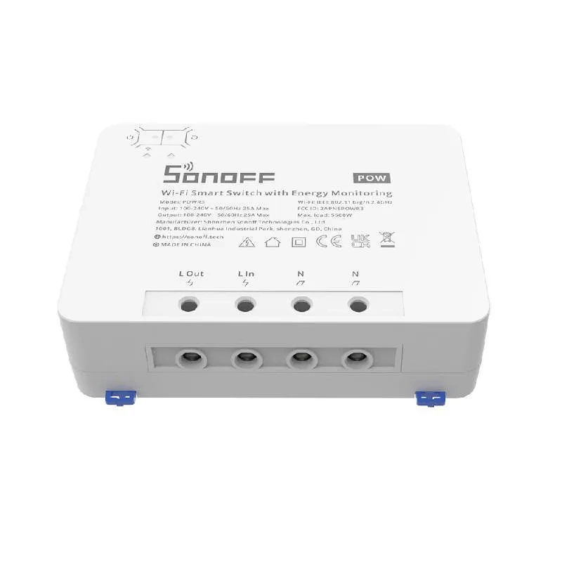 Sonoff POWR3 išmanusis Wi-Fi jungiklis su elektros srovės matavimo funkcija - Image 2