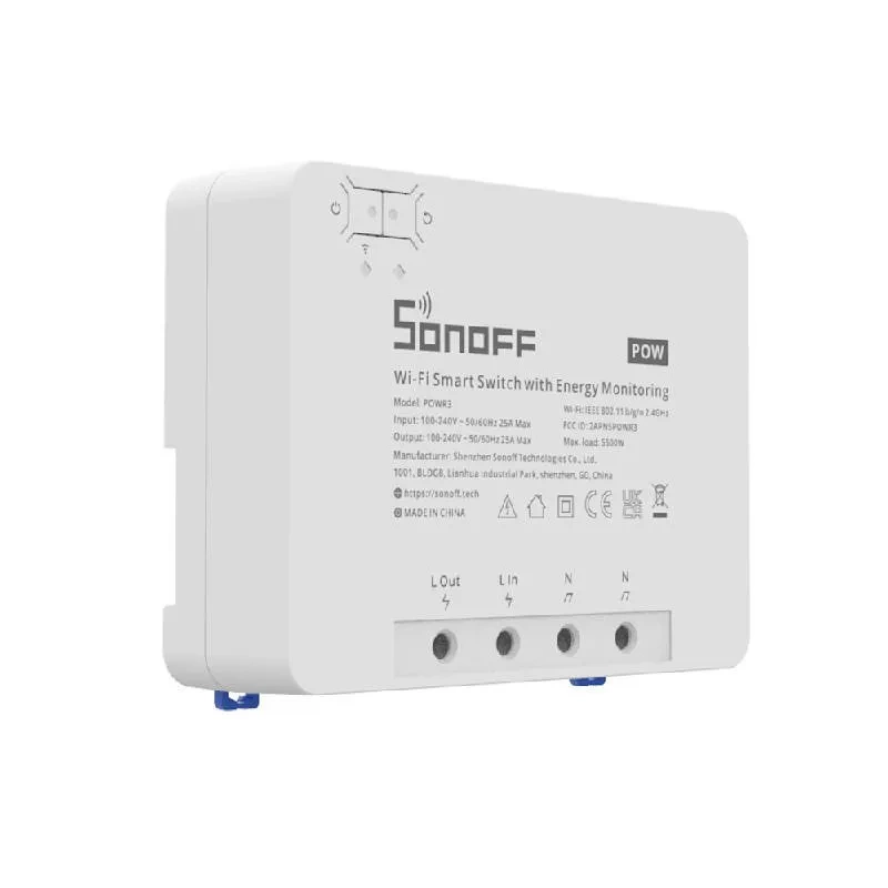 Sonoff POWR3 išmanusis Wi-Fi jungiklis su elektros srovės matavimo funkcija - Image 4