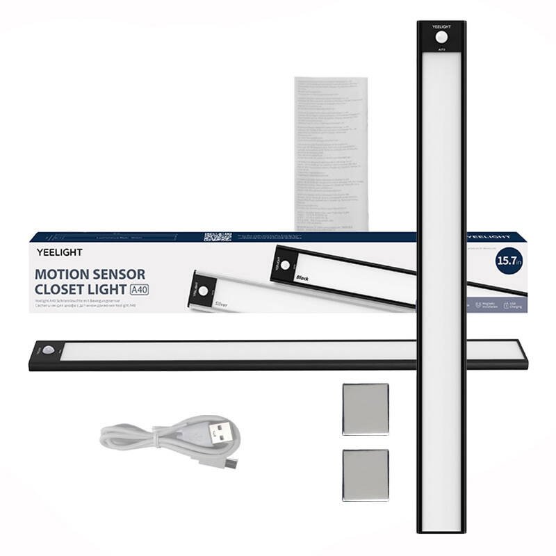 Yeelight spintelės šviestuvas su jutikliu, 40 cm, 4000 K (juodas) - Image 6