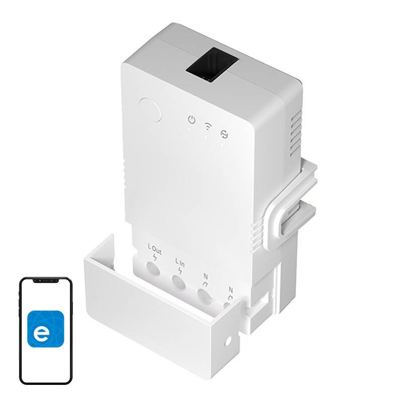 Smart WiFi temperature and humidity monitoring switch Sonoff THR316 TH Origin