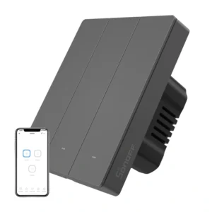 Smart WiFi wall switch SONOFF M5-3C-80 (3-channel