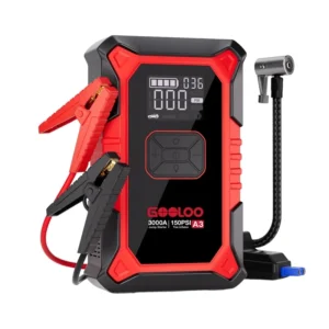 GOOLOO A3 2-in-1 Jump Starter with Compressor