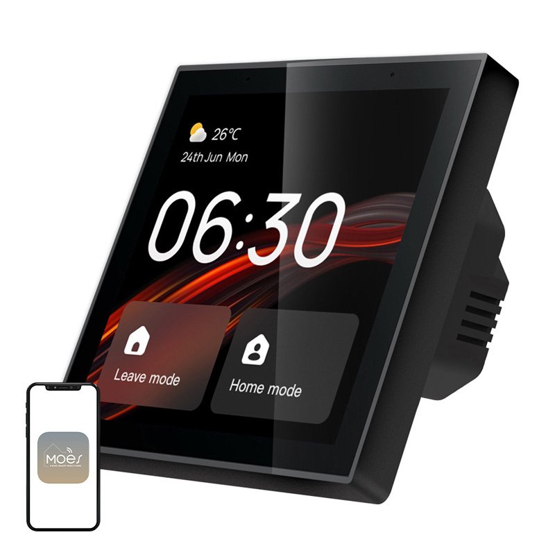 MOES CCP-TY-LN Wi-Fi/ZigBee Control Panel with 4" LCD Display