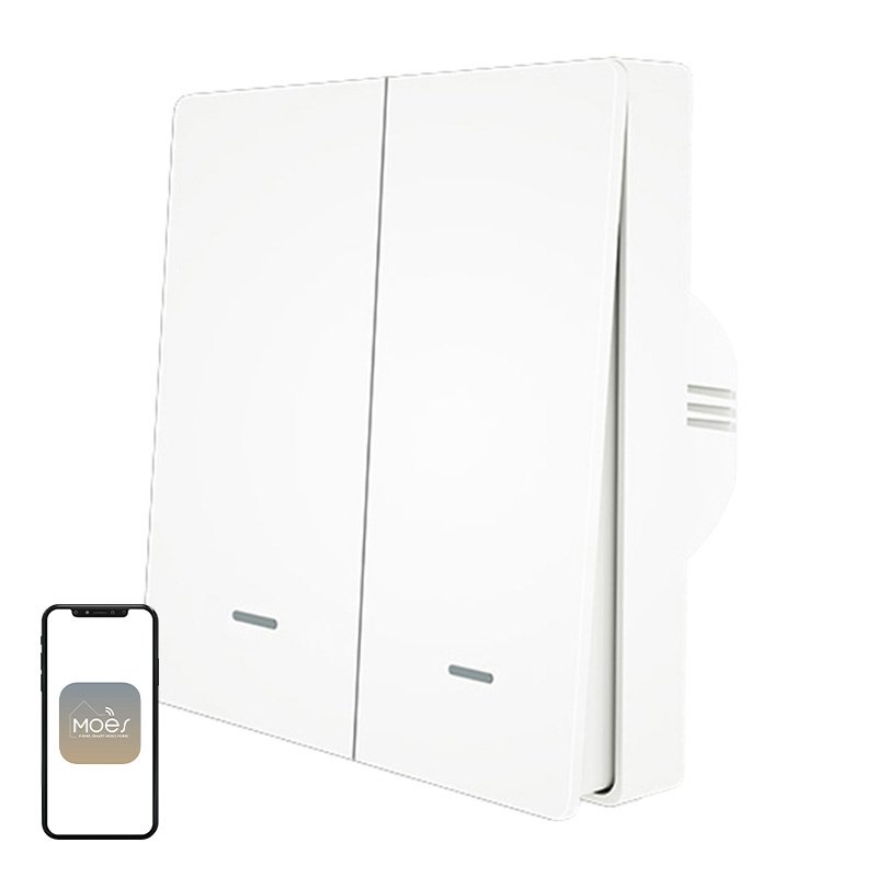 MOES ZS-B-EU2 ZigBee 2-Channel Light Switch
