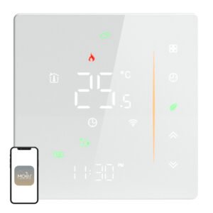 MOES WHT-006-GB-WH Wi-Fi Thermostat for Electric Heating (White)