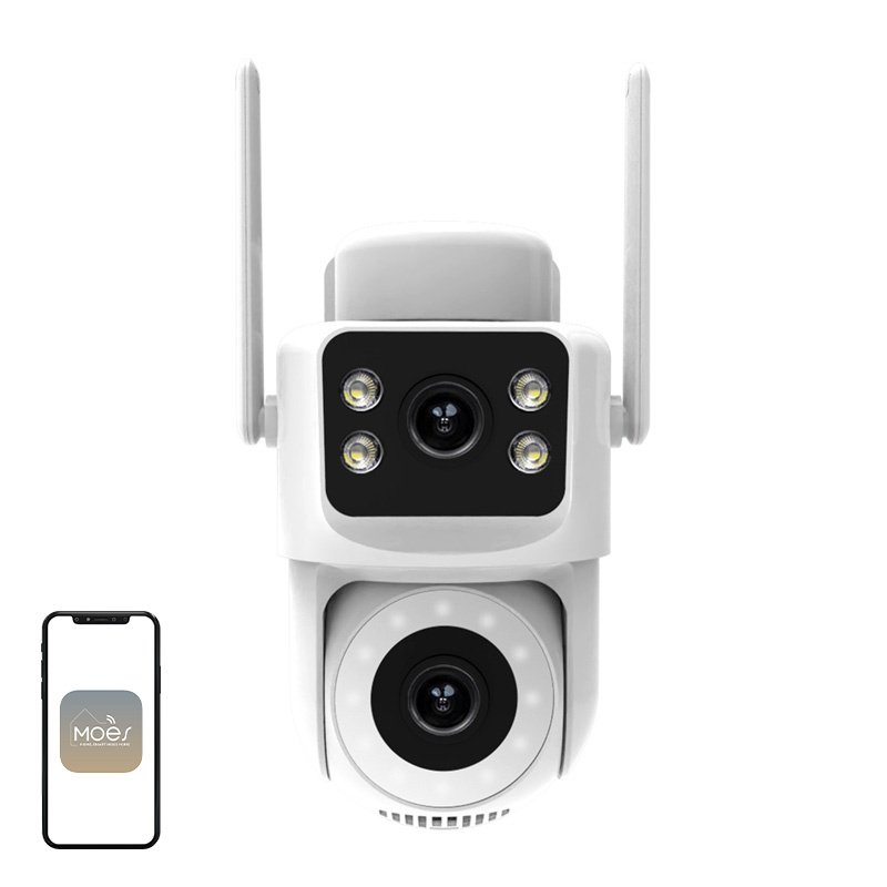MOES WCM-Q29 8MP Dual-Lens Wi-Fi IP Camera