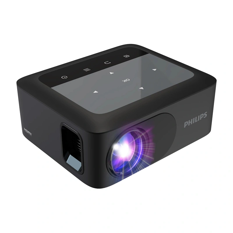 Phillips N-110 720p Mini Projector (Black)